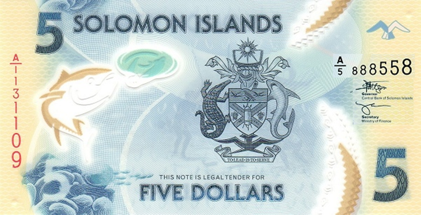 PN38b Solomon Islands - 5 Dollars (ND (2024))
